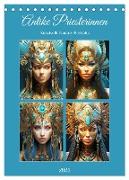 Antike Priesterinnen. Kunstvolle Fantasy-Portraits (Tischkalender 2024 DIN A5 hoch), CALVENDO Monatskalender