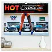 Hot Chrome US Automobile (hochwertiger Premium Wandkalender 2024 DIN A2 quer), Kunstdruck in Hochglanz