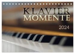 Klavier Momente (Tischkalender 2024 DIN A5 quer), CALVENDO Monatskalender