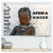 Afrika Kinder (hochwertiger Premium Wandkalender 2024 DIN A2 quer), Kunstdruck in Hochglanz