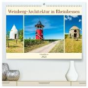 Weinberg-Architektur in Rheinhessen (hochwertiger Premium Wandkalender 2024 DIN A2 quer), Kunstdruck in Hochglanz