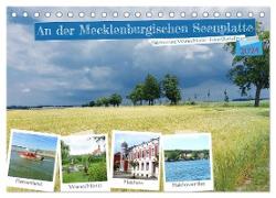 An der Mecklenburgischen Seenplatte Malchow und Waren/Müritz (Tischkalender 2024 DIN A5 quer), CALVENDO Monatskalender