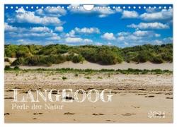Langeoog - Perle der Natur (Wandkalender 2024 DIN A4 quer), CALVENDO Monatskalender