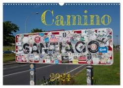 Camino 2024 (Wandkalender 2024 DIN A3 quer), CALVENDO Monatskalender