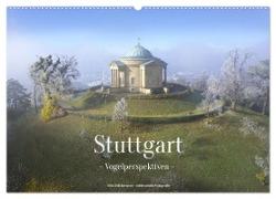 Stuttgart - Vogelperspektiven (Wandkalender 2024 DIN A2 quer), CALVENDO Monatskalender