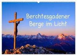 Berchtesgadener Berge im Licht (Wandkalender 2024 DIN A2 quer), CALVENDO Monatskalender