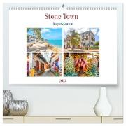 Stone Town - Impressionen (hochwertiger Premium Wandkalender 2024 DIN A2 quer), Kunstdruck in Hochglanz