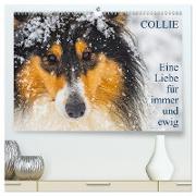 Collies - Eine Liebe für immer und ewig (hochwertiger Premium Wandkalender 2024 DIN A2 quer), Kunstdruck in Hochglanz