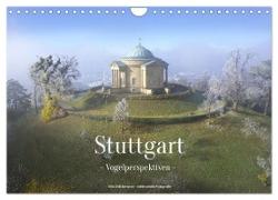 Stuttgart - Vogelperspektiven (Wandkalender 2024 DIN A4 quer), CALVENDO Monatskalender