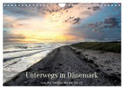 Unterwegs in Dänemark von der Nordsee bis zur Ostsee (Wandkalender 2024 DIN A4 quer), CALVENDO Monatskalender