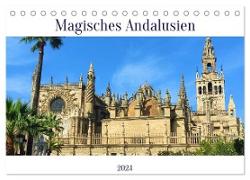 Magisches Andalusien (Tischkalender 2024 DIN A5 quer), CALVENDO Monatskalender