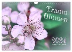 Traum Blumen (Wandkalender 2024 DIN A4 quer), CALVENDO Monatskalender