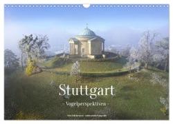 Stuttgart - Vogelperspektiven (Wandkalender 2024 DIN A3 quer), CALVENDO Monatskalender