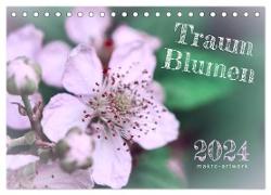 Traum Blumen (Tischkalender 2024 DIN A5 quer), CALVENDO Monatskalender