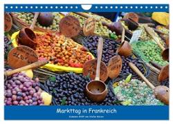 Markttag in Frankreich (Wandkalender 2024 DIN A4 quer), CALVENDO Monatskalender
