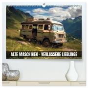 Alte Maschinen - verlassene Lieblinge (hochwertiger Premium Wandkalender 2024 DIN A2 quer), Kunstdruck in Hochglanz