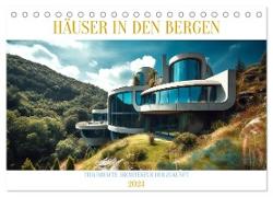 Häuser in den Bergen (Tischkalender 2024 DIN A5 quer), CALVENDO Monatskalender