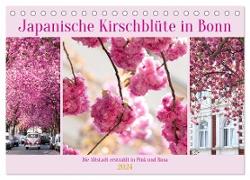 Japanische Kirschblüte in Bonn (Tischkalender 2024 DIN A5 quer), CALVENDO Monatskalender