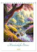 Märchenhafte Bäume (Tischkalender 2024 DIN A5 hoch), CALVENDO Monatskalender
