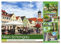 Mein Schongau - Historische Altstadt am Westufer des Lechs (Wandkalender 2024 DIN A2 quer), CALVENDO Monatskalender