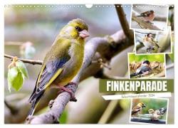 Finkenparade (Wandkalender 2024 DIN A3 quer), CALVENDO Monatskalender