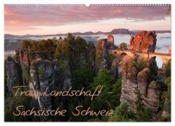 Traumlandschaft - Sächsische Schweiz (Wandkalender 2024 DIN A2 quer), CALVENDO Monatskalender