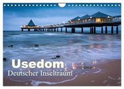 Usedom - Deutscher Inseltraum (Wandkalender 2024 DIN A4 quer), CALVENDO Monatskalender