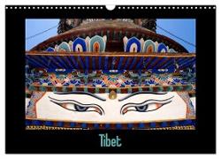 Tibet (Wandkalender 2024 DIN A3 quer), CALVENDO Monatskalender