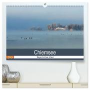Chiemsee - Bayerisches Meer (hochwertiger Premium Wandkalender 2024 DIN A2 quer), Kunstdruck in Hochglanz