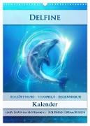 Delfine - Kalender (Wandkalender 2024 DIN A3 hoch), CALVENDO Monatskalender