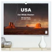 USA - Der Wilde Westen (hochwertiger Premium Wandkalender 2024 DIN A2 quer), Kunstdruck in Hochglanz