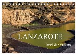 Lanzarote - Insel der Vulkane (Tischkalender 2024 DIN A5 quer), CALVENDO Monatskalender