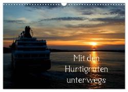 Mit den Hurtigruten unterwegs (Wandkalender 2024 DIN A3 quer), CALVENDO Monatskalender