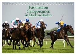 Faszination Galopprennen in Baden-Baden (Tischkalender 2024 DIN A5 quer), CALVENDO Monatskalender