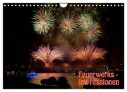 Feuerwerks - Impressionen (Wandkalender 2024 DIN A4 quer), CALVENDO Monatskalender