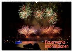 Feuerwerks - Impressionen (Wandkalender 2024 DIN A2 quer), CALVENDO Monatskalender