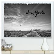 New York 2024 (hochwertiger Premium Wandkalender 2024 DIN A2 quer), Kunstdruck in Hochglanz