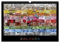 Colours (Wandkalender 2024 DIN A3 quer), CALVENDO Monatskalender