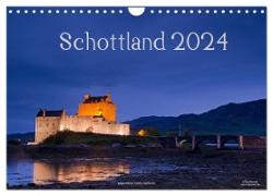 Schottland (Wandkalender 2024 DIN A4 quer), CALVENDO Monatskalender