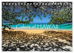 Colors of HAWAII (Tischkalender 2024 DIN A5 quer), CALVENDO Monatskalender