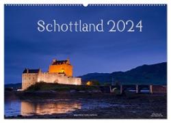 Schottland (Wandkalender 2024 DIN A2 quer), CALVENDO Monatskalender