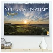 Vulkanlandschaft Hegau 2024 (hochwertiger Premium Wandkalender 2024 DIN A2 quer), Kunstdruck in Hochglanz