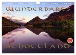 Wunderbares Schottland (Wandkalender 2024 DIN A4 quer), CALVENDO Monatskalender