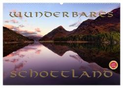 Wunderbares Schottland (Wandkalender 2024 DIN A2 quer), CALVENDO Monatskalender