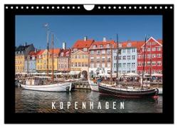 Kopenhagen (Wandkalender 2024 DIN A4 quer), CALVENDO Monatskalender