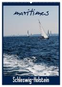 maritimes Schleswig-Holstein (Wandkalender 2024 DIN A2 hoch), CALVENDO Monatskalender