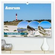 Amrum - Das Paradies in der Nordsee (hochwertiger Premium Wandkalender 2024 DIN A2 quer), Kunstdruck in Hochglanz