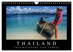 Thailand - Traumstrände und Tempel (Wandkalender 2024 DIN A4 quer), CALVENDO Monatskalender