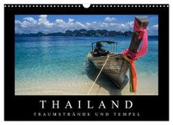 Thailand - Traumstrände und Tempel (Wandkalender 2024 DIN A3 quer), CALVENDO Monatskalender
