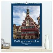 Esslingen am Neckar - Sehenswertes (hochwertiger Premium Wandkalender 2024 DIN A2 hoch), Kunstdruck in Hochglanz